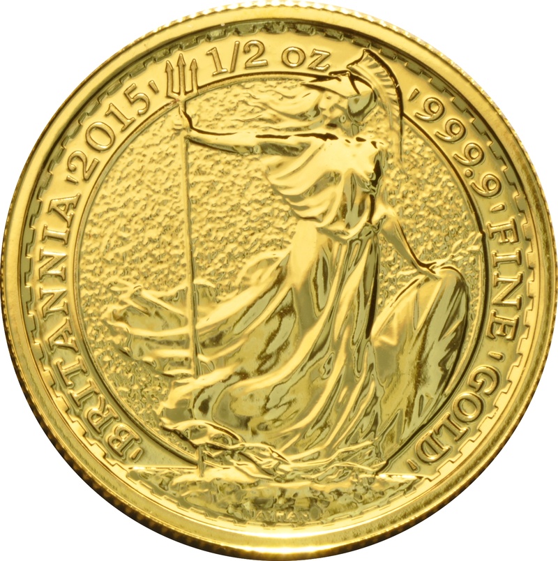 2015 Half Ounce Britannia Gold Coin
