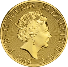 1/4oz Gold Coin, The Unicorn of Scotland - Queen's Beast