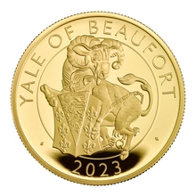 2023 Yale of Beaufort - 1 Ons Tudor Beasts Proof Gouden Munt In Doos