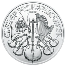 2022 1oz Austrian Philharmonic Zilveren Munt