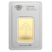 1 troy ounce goudbaar - Metalor