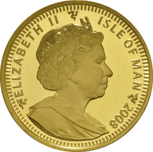 1oz Gold Isle of Man Manx Cats Crown Coin