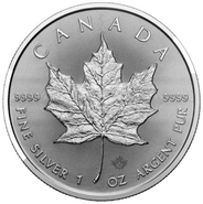 2024 1 Ons Canadian Maple Zilveren Munt