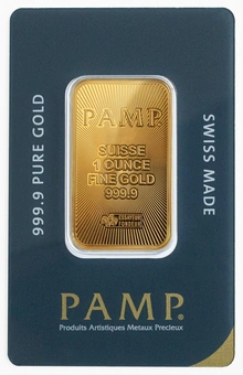 1 Ons PAMP Suisse Goudbaar