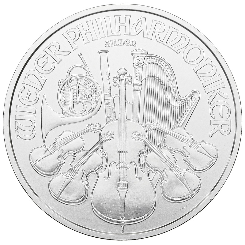 1 troy ounce zilveren Philharmoniker munt - 2020