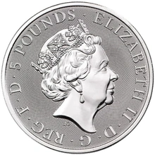 2021 Queen's Beast Completer 2oz Zilveren Munt