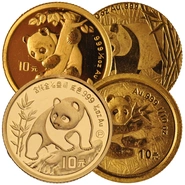 1/10 Ons Gouden Chinese Panda Beste Waarde