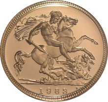 Gold Proof 1983 Half Sovereign Boxed
