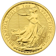 1 troy ounce gouden Britannia munt - 2021