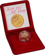 Gold Proof 1980 Half Sovereign Boxed