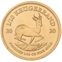 1/10 troy ounce gouden Krugerrand munt - 2020