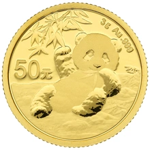 3 gram gouden Panda munt - 2020