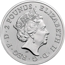 1 troy ounce zilveren Lunar UK munt - Rat - 2020