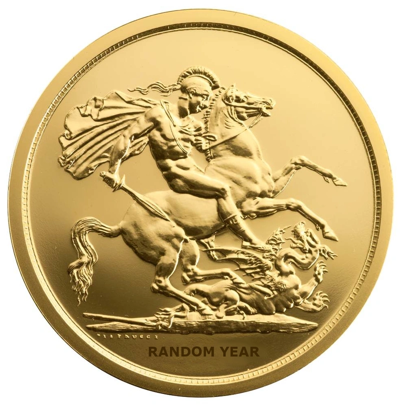 £5 British Gold Coin (Quintuple Sovereign)