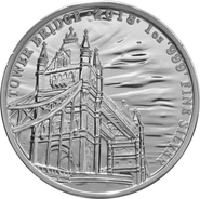 1 troy ounce zilveren Landmarks of Britain (Tower Bridge) - 2018