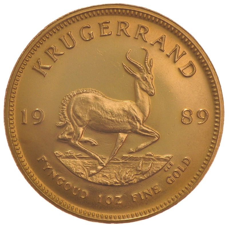 1989 Krugerrand Gold Coin 1oz