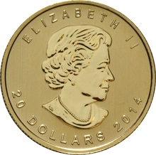 1/2 troy ounce gouden Maple Leaf munt - Beste waarde