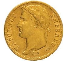 1812 20 French Francs - Napoleon (I) Laureate Head - A