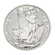 2021 1Ons Platina Britannia Munt