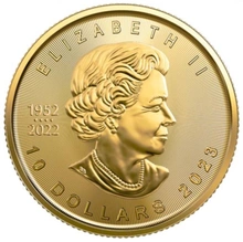 2023 Kwart Ons Gouden Maple Munt