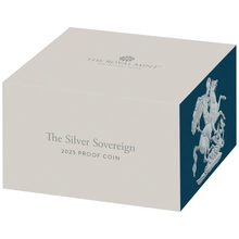 2025 Proof Zilveren Sovereign Munt In Doos