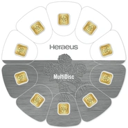 Heraeus MultiDisc 10 x 1 Gram Goudbaar