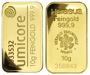 10 gram goudbaar - Tweedehands