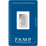 5 gram zilverbaar- PAMP Suisse