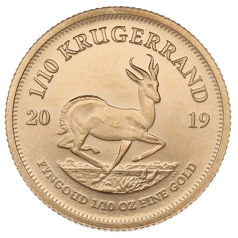 1/10 troy ounce gouden Krugerrand munt - 2019