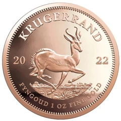 2022 1 troy ounce gouden Krugerrand munt