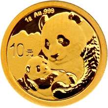 1 gram gouden Panda munt - 2019