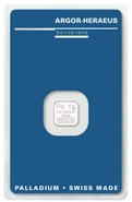 Argor Hereaus 1 Gram Palladiumbaar