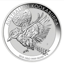 1 Kilo 2018 Silver Kookaburra Coin