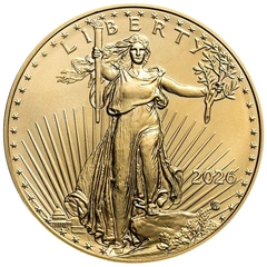 2026 1/10 troy ounce gouden American Eagle munt