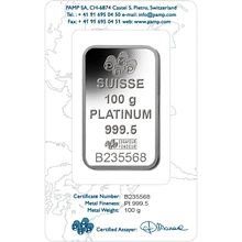 100 gram platinabaar PAMP
