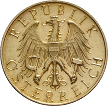 Austrian 25 Schilling Gold Coin
