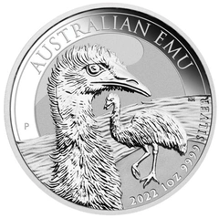Zilveren Australian Emu