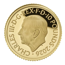 2026 Proof gouden Britannia Premium zes-munt set (1, 1/2, 1/4, 1/10, 1/20, 1/40 troy ounce)