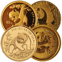 1/10 Ons Gouden Chinese Panda Beste Waarde