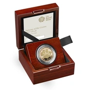 Gouden Proof Munt 2017 £1 Één pond Nations of the Crown 2017 In doos