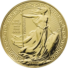 2018 1 troy ounce gouden Britannia munt Oriental Border
