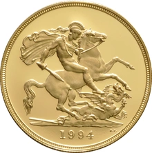 1994 Gold Proof Sovereign Four Coin Set