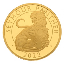 2022 Seymour Panther - 1 Ons Tudor Beasts Proof Gouden Munt In doos