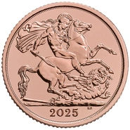 1/2 gouden Sovereign munt - 2025
