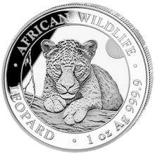 2026 1 troy ounce zilveren African Wildlife Leopard munt