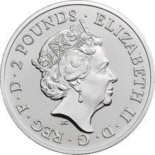 1 troy ounce zilveren Lunar UK munt - Varken - 2019
