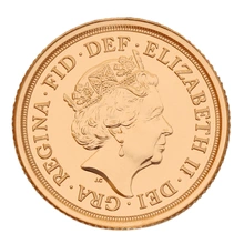 2022 Gouden Kwart Sovereign Munt