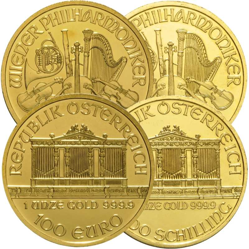 1 troy ounce gouden Philharmoniker munt - Beste waarde