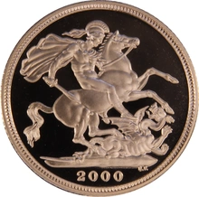 2000 Gold Proof Sovereign Three Coin Set