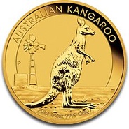 1/2 ounce Australian Kangaroo munten